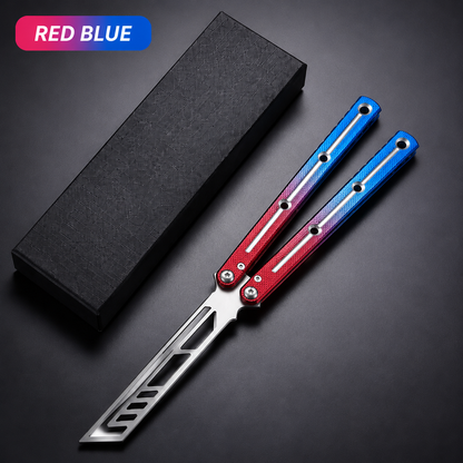 SEA MONSTER CLONE Balisong, Foldable Lightweight Aluminum Alloy Handle