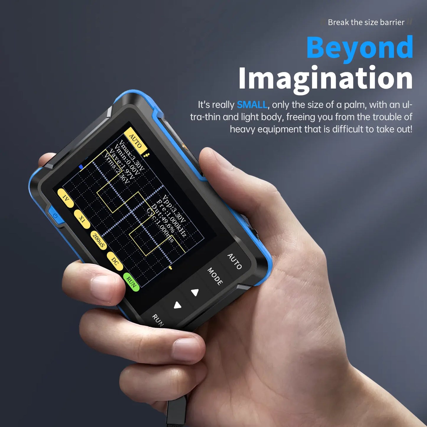 🚗 FNIRSI DSO-152 Mini Oscilloscope – Pocket-Sized Signal Tester for Car Audio Tuning, Circuit Diagnostics & DIY Electronics ⚡