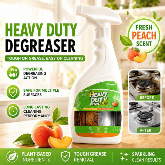 🍑 Heavy Duty Grease Remover Spray – Effortless Kitchen Cleaning