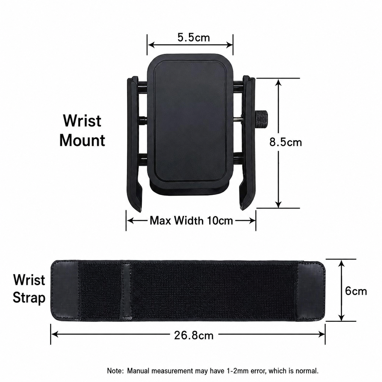 📱 360° Rotating Wrist & Arm Phone Holder – Hands-Free Sports Mount