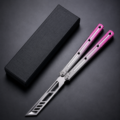 SEA MONSTER CLONE Balisong, Foldable Lightweight Aluminum Alloy Handle