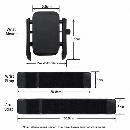 📱 360° Rotating Wrist & Arm Phone Holder – Hands-Free Sports Mount