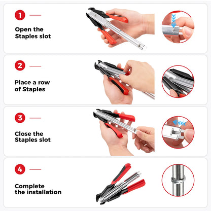 🔧 Professional Hog Ring Pliers Kit