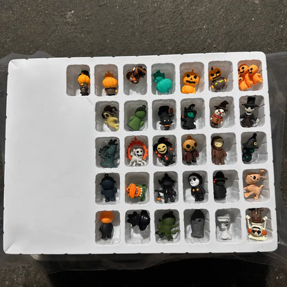 2026 Halloween Countdown Advent Calendar Gift Box - 31 Nights of Fright Blindbags Surprise Set, Scary Doll Collectible Minifigures, Hanging Charms, Mini Decorations, Festive Horror Vibe Gift for Horror Lovers with Daily Halloween Surprise