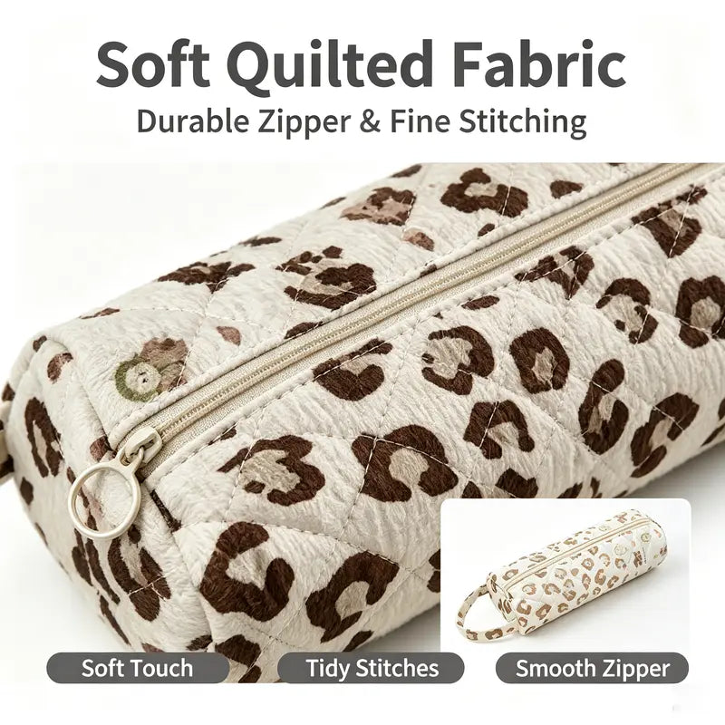 ✨ Quilted Travel Organizer Pouch – Cute, Spacious & Easy to Carry