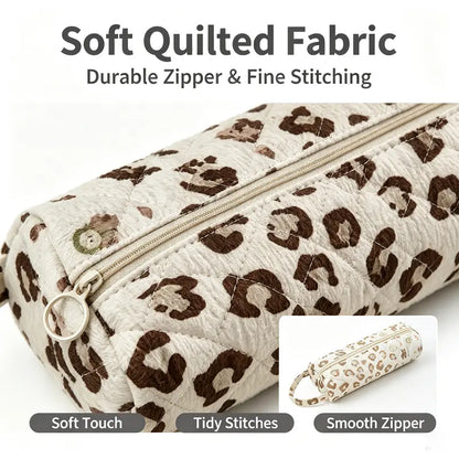 ✨ Quilted Travel Organizer Pouch – Cute, Spacious & Easy to Carry