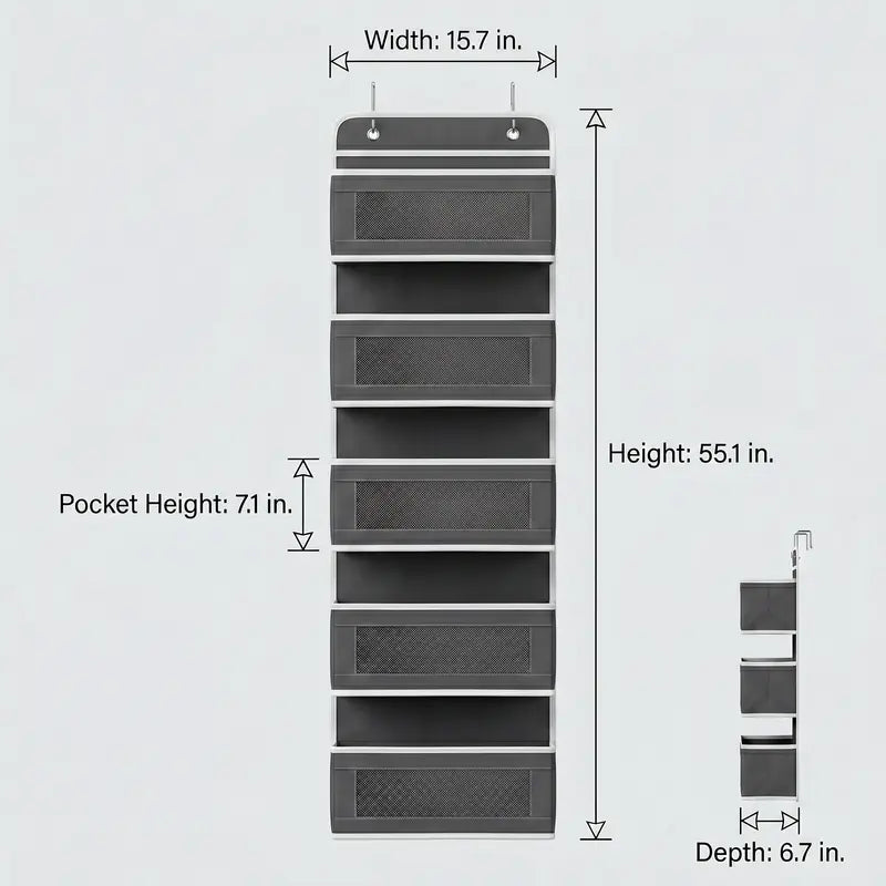 ✨ 5-Tier Over Door Organizer – Create More Storage Without Taking Up Space