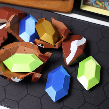 Magnetic Breakable Pot Prop with 4 Rupees | 3D Printed Game-Inspired Cosplay Gift