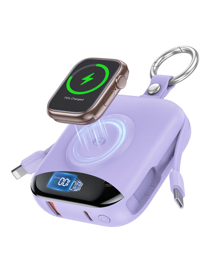 🔥 LAST DAY 50% OFF-🔋 3-in-1 Magnetic Power Bank 10000mAh – Portable Charger for iPhone, Apple Watch & AirPods
