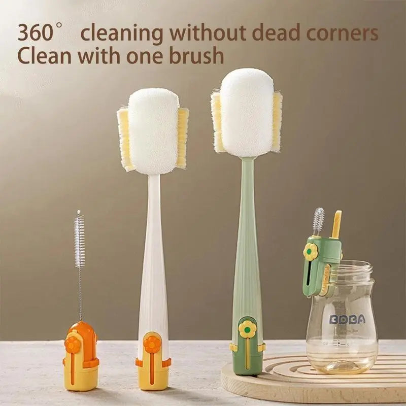 Bottle Cleaner Brush - Chemical-Free Multi-Use Deep Cleaning Brush for All Your Cups, Tumblers, Glassware, No Extra Scrubbers Needed Home Care Dish Tool