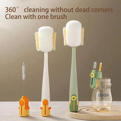 Bottle Cleaner Brush - Chemical-Free Multi-Use Deep Cleaning Brush for All Your Cups, Tumblers, Glassware, No Extra Scrubbers Needed Home Care Dish Tool