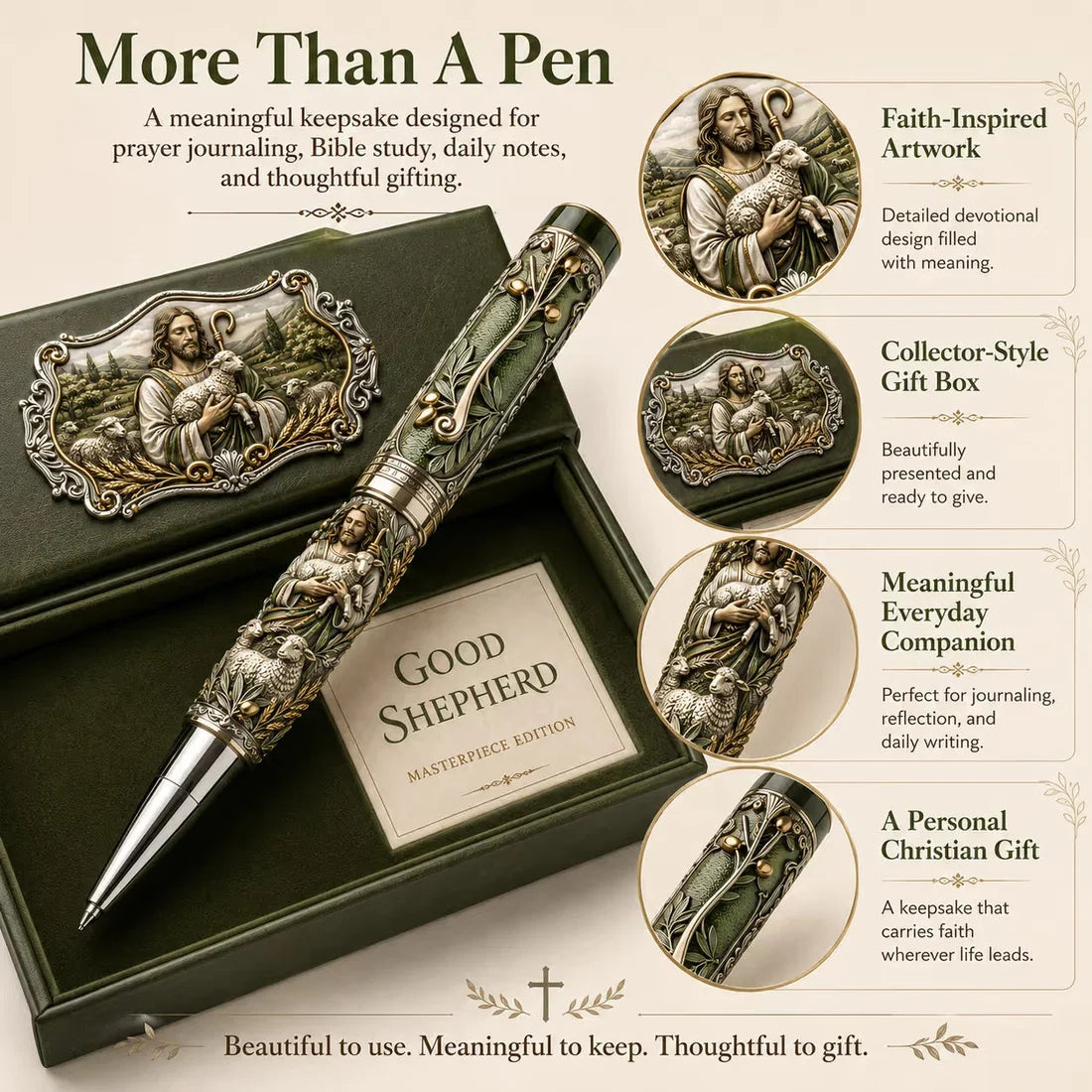 ✝️ Sacred Legacy Faith-Inspired Keepsake Pen Collection | 6 Devotional Designs for Prayer Journaling, Bible Study & Meaningful Christian Gifts 🖊️✨