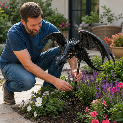 🐉 2027 'Dragon's Ember' Solar Garden Light 🔥 | The Ultimate Magical Outdoor Halloween Decoration