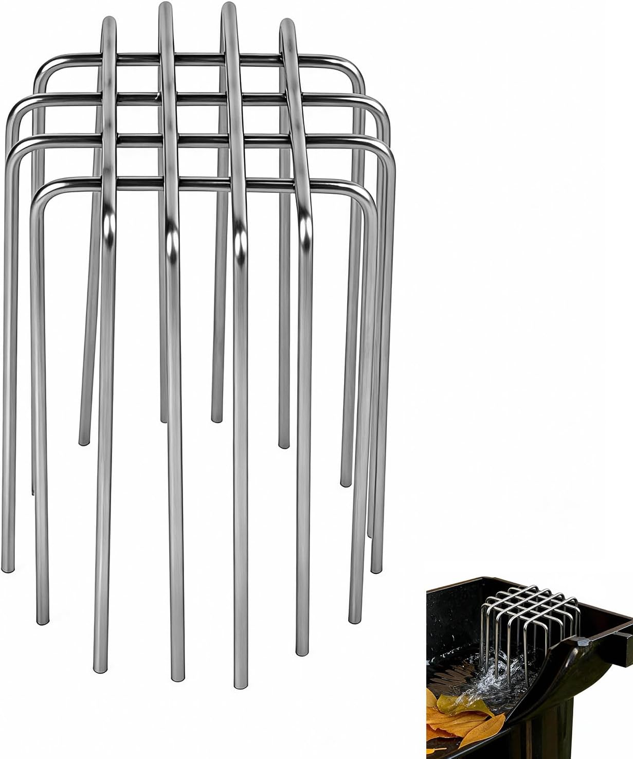 🔥 55% OFF TODAY | 304 Stainless Steel Gutter Guard for Pipes & Vents