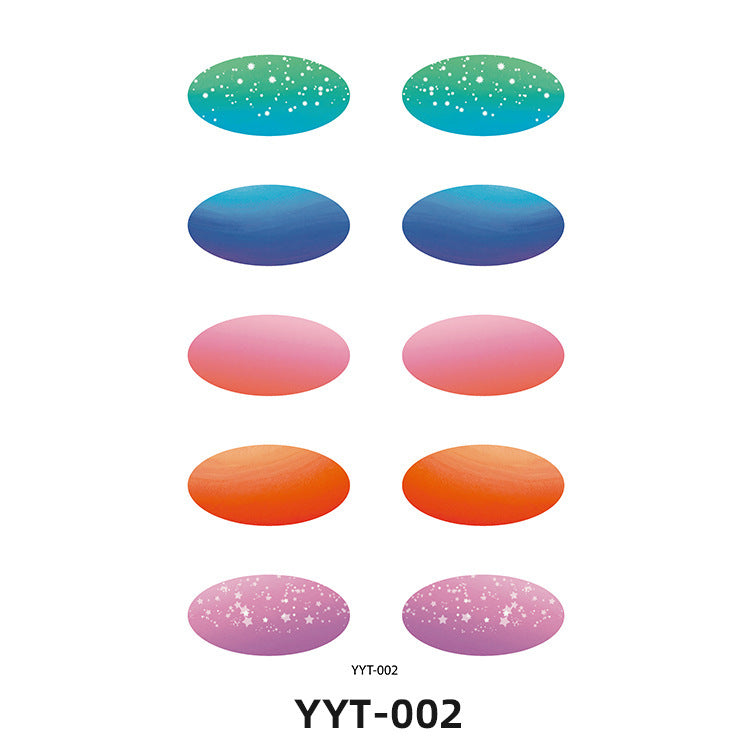 ✨ 5-Pair Pre-Designed Eyeshadow Transfer Stickers – Complete Eye Looks in Seconds