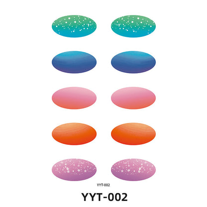 ✨ 5-Pair Pre-Designed Eyeshadow Transfer Stickers – Complete Eye Looks in Seconds