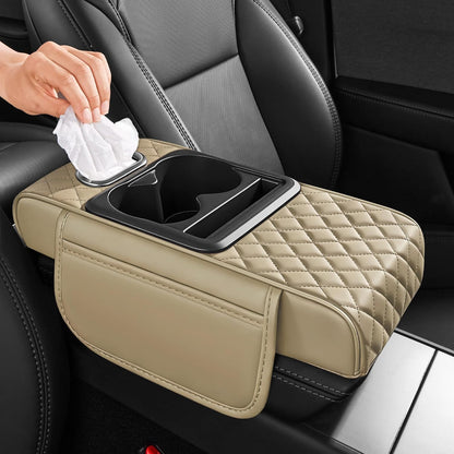 Car Center Console Armrest Organizer | 5-in-1 Storage Cover