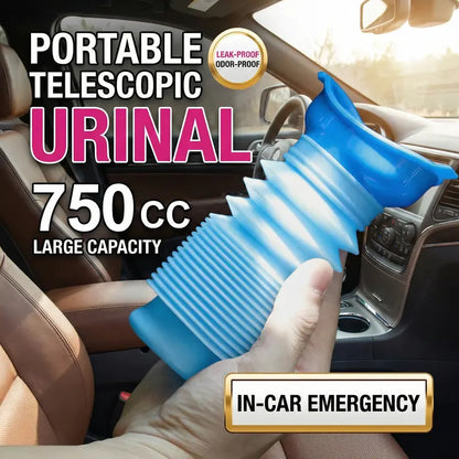 🚗 750ml Retractable Emergency Urinal – Portable Travel & Camping Toilet