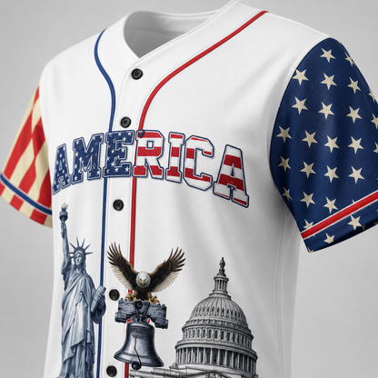 USA 250th Anniversary Baseball Jersey | 1776–2026 Patriotic Semiquincentennial Shirt