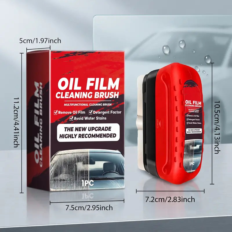 🚗 **Windshield Oil Film Remover Brush – Clearer Glass, Safer Drive**