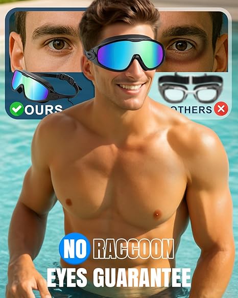 180° Panoramic Swimming Goggles – Leakproof, Anti-Fog Pool & Beach Gear