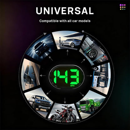 🚗 Digital GPS Speedometer HUD Display – Upgrade Your Classic Ride Instantly