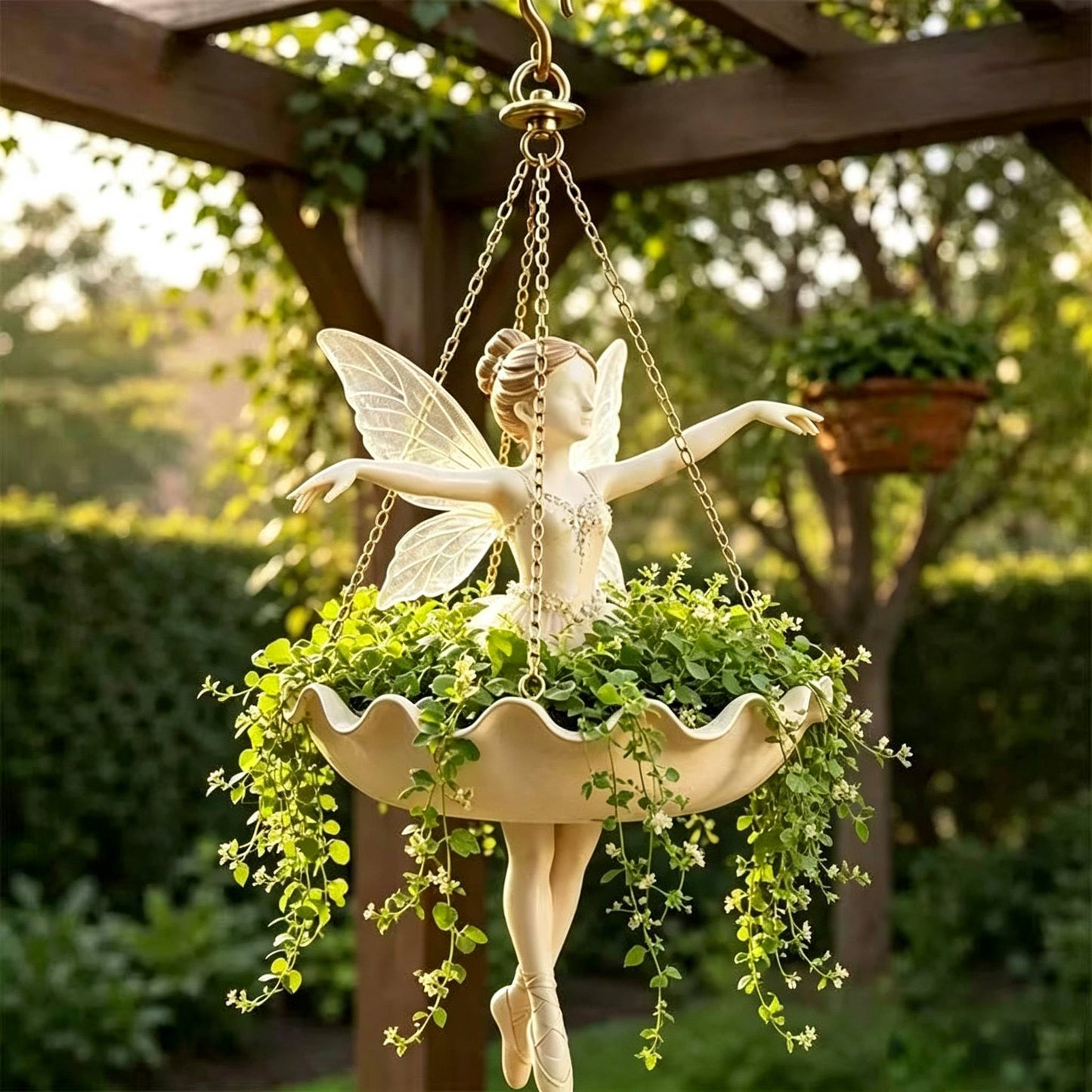 🌿Ballet Dancer Hanging Planter - Graceful Artistry, Living Greenery🩰