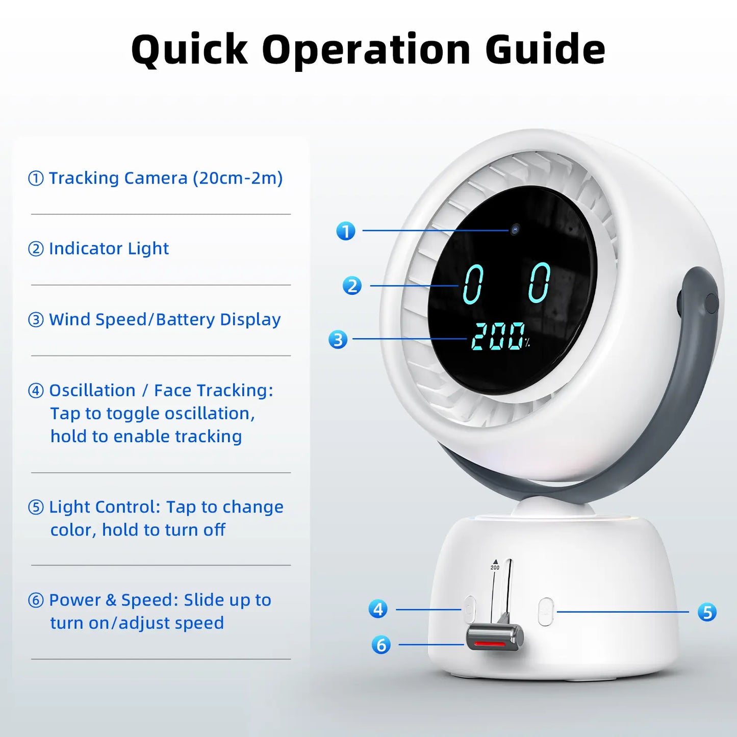🔥 LAST DAY 50% OFF | Breeze Follows You™ AI Head Tracking Fan
