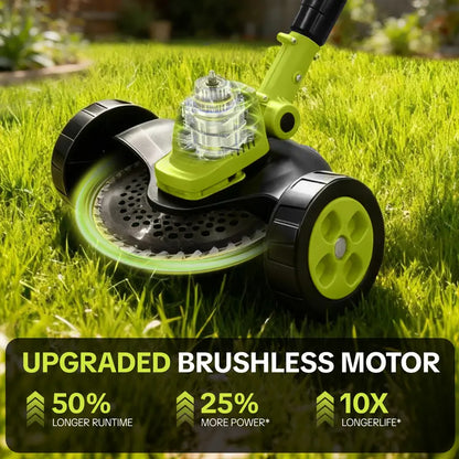 🌿⚡21V 3-in-1 Cordless String Trimmer--Edger & Mini Mower