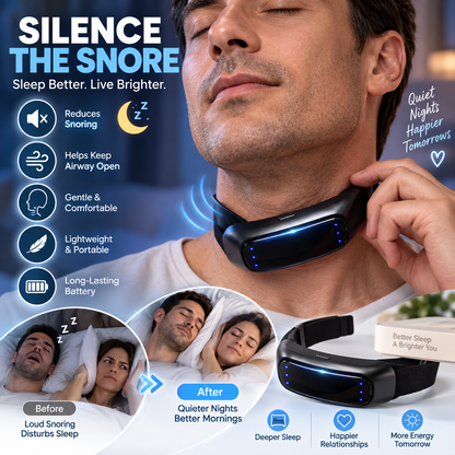 Neck Wearable – Simple Bedtime Snoring Support