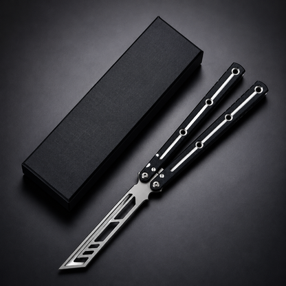 SEA MONSTER CLONE Balisong, Foldable Lightweight Aluminum Alloy Handle