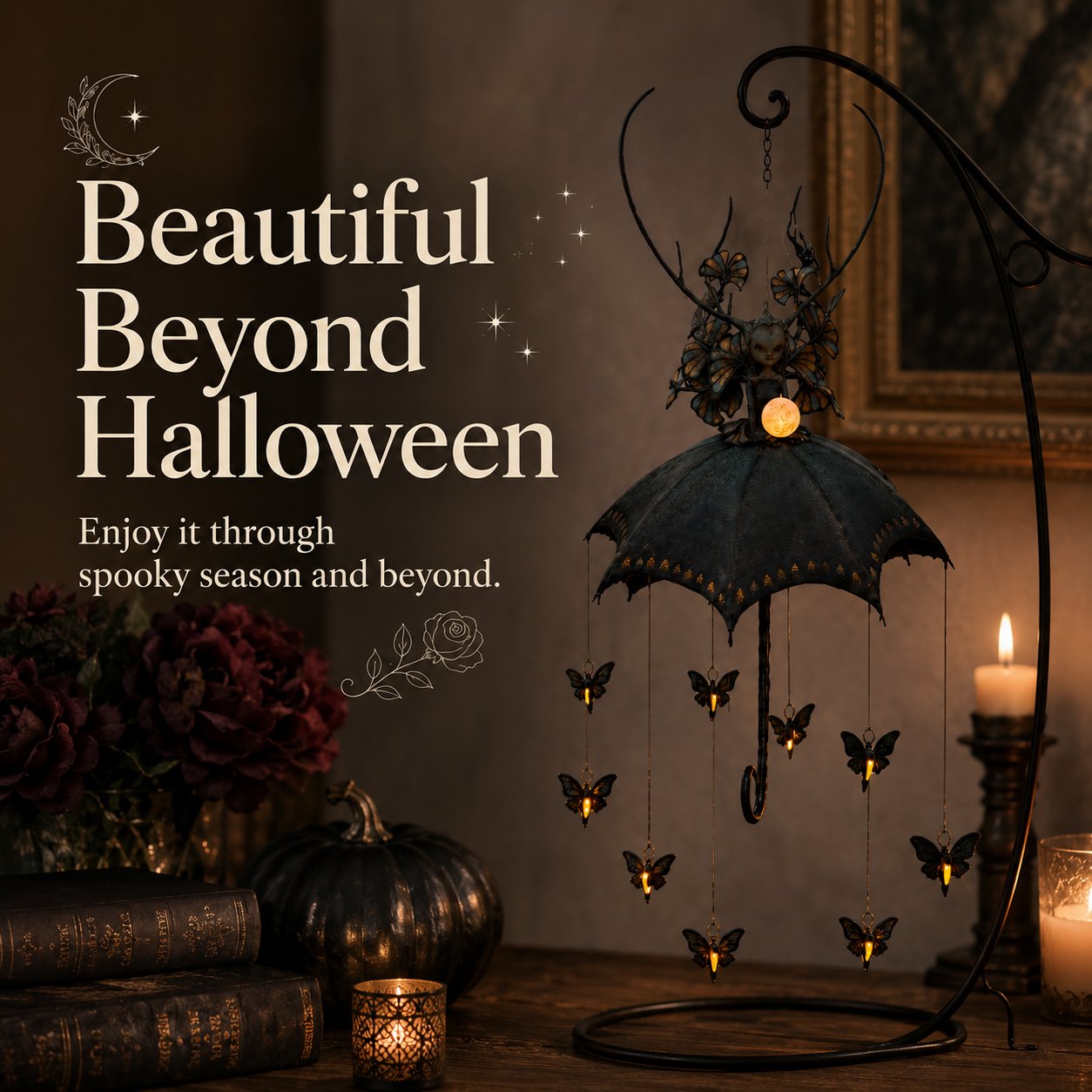 🦋Gothic Fairy Umbrella Hanging Mobile