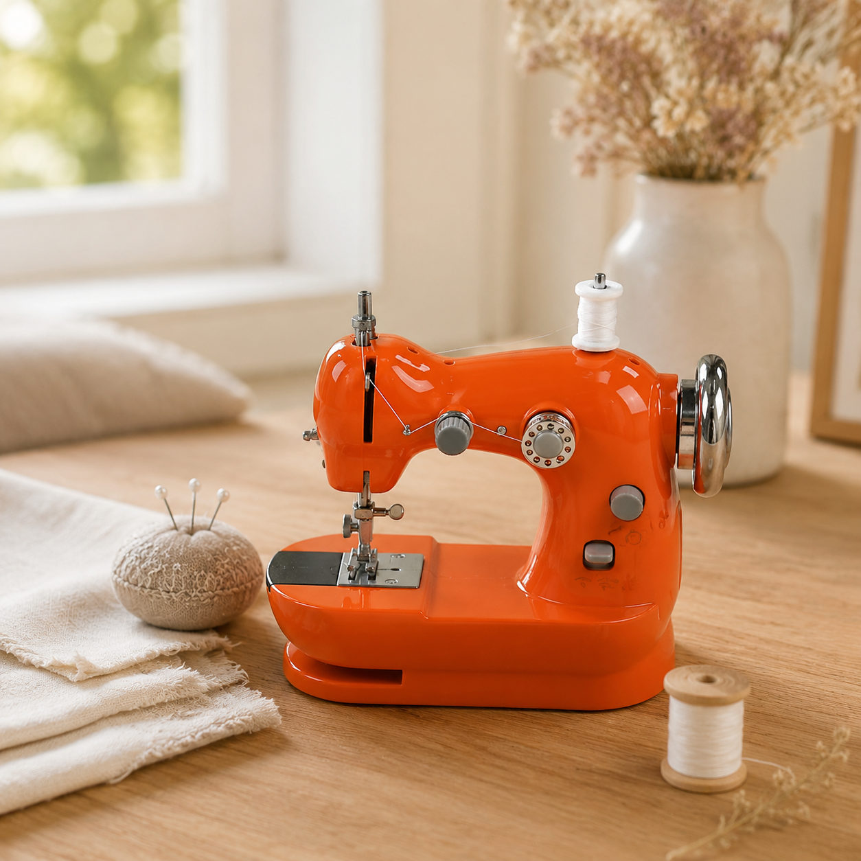 🏠 HOME DIY SALE | Mini Electric Sewing Machine – Compact Sewing Helper for Repairs, Crafts & Creative Projects