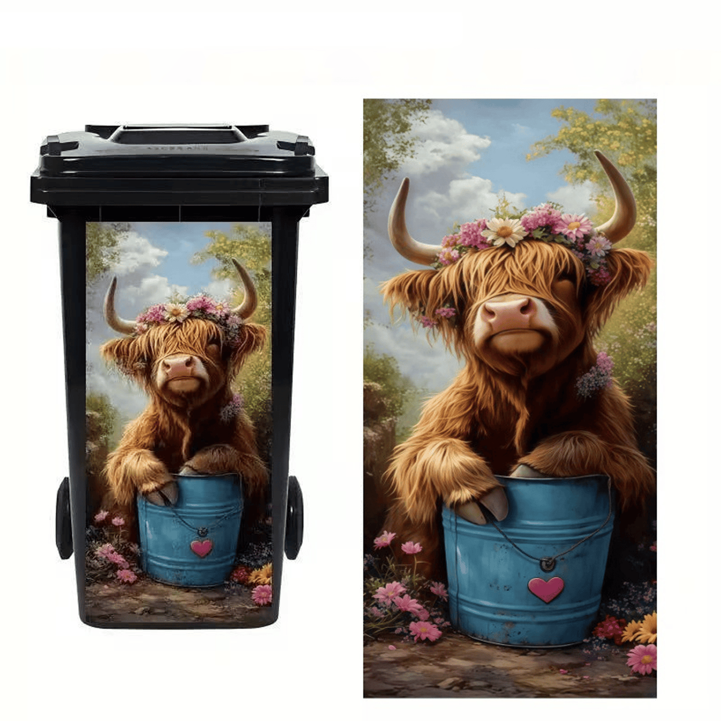 🔥Flash Sale 49% OFF✨ Creative Colourful Cartoon Trash Can Sticker, DIY Funny Bin Decal for Home Bathroom Kitchen&Brighten Your Community