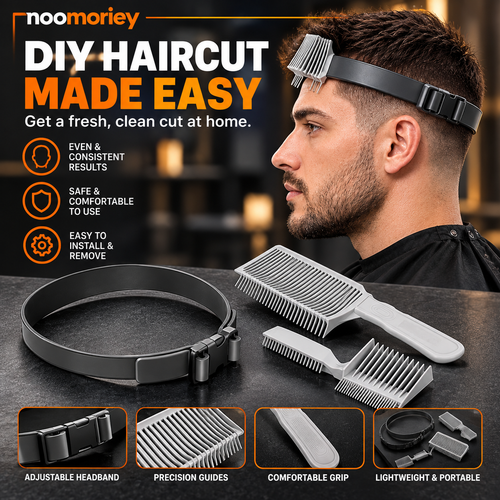 Unisex 3-Piece Hair Cutting Guide Kit