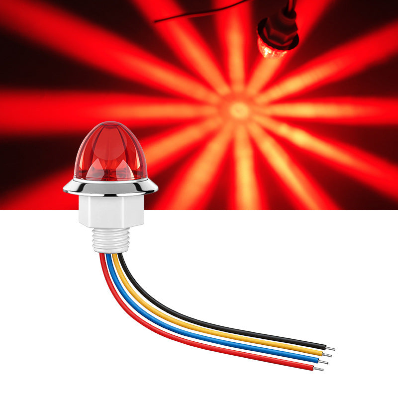🚛 3/4" LED Marker Lights – 6 Pack Super Bright Waterproof Side Lights for Trucks, Trailers & RVs