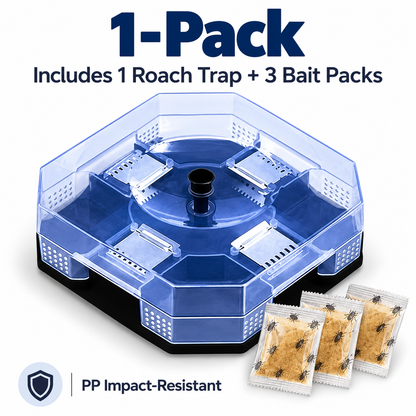 🪳 50% OFF Reusable Roach Trap – Catch Crawling Pests Without Spraying