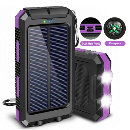 ⚡ SPECIAL OFFER | 30000mAh Solar Power Bank – High-Capacity Portable Charger for Outdoor Use