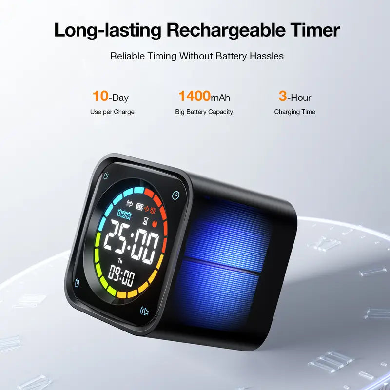 ⏳ Flip Pomodoro Timer Cube – Quick-Set Focus & Productivity Timer