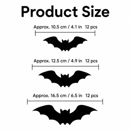 🦇 3D LED Bat Wall Decorations – Create a Spooky Halloween Glow in Seconds!