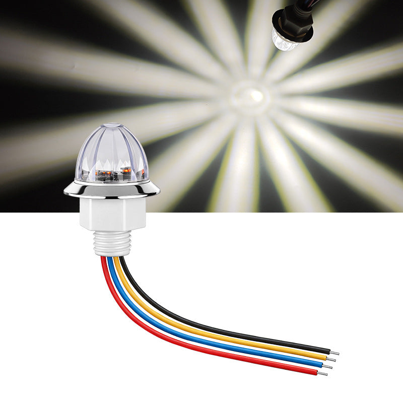 🚛 3/4" LED Marker Lights – 6 Pack Super Bright Waterproof Side Lights for Trucks, Trailers & RVs