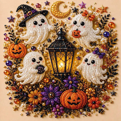 🎃 Halloween Pearl Bead Art DIY Kit – Sparkling Seasonal Craft & Décor