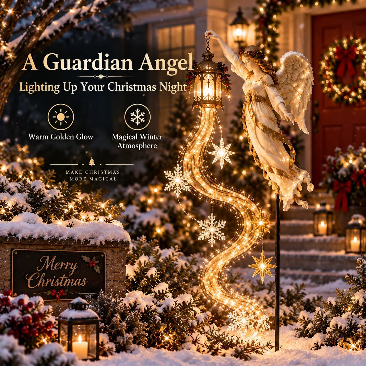 🔥Buy 2 Get 20% OFF🔥Guardian Angel Christmas Pathway Light