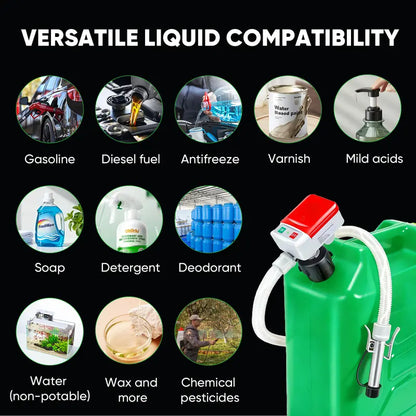 ⚡ Automatic-Stop Electric Liquid Transfer Pump – Fast, Clean & Spill-Free