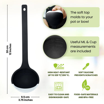 🥄 ScoopScrape™ 2-in-1 Flexible Kitchen Scoop & Scraper