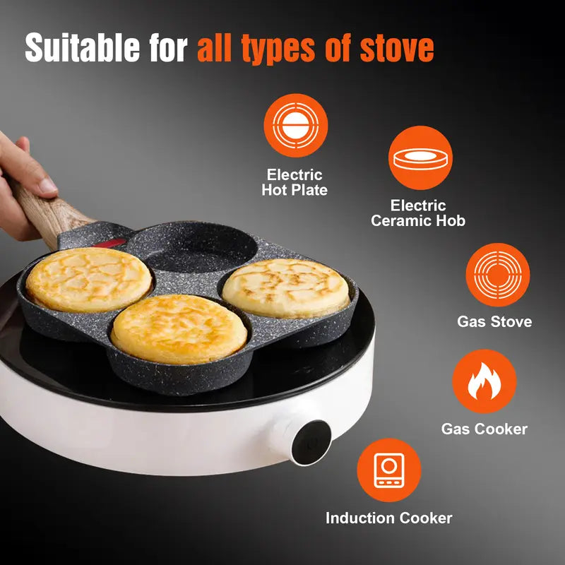 🍳 4-in-1 Nonstick Breakfast Frying Pan