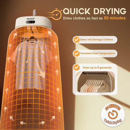 ⚡ 600W Portable Hanging Clothes Dryer – Fast, Foldable & Space-Saving