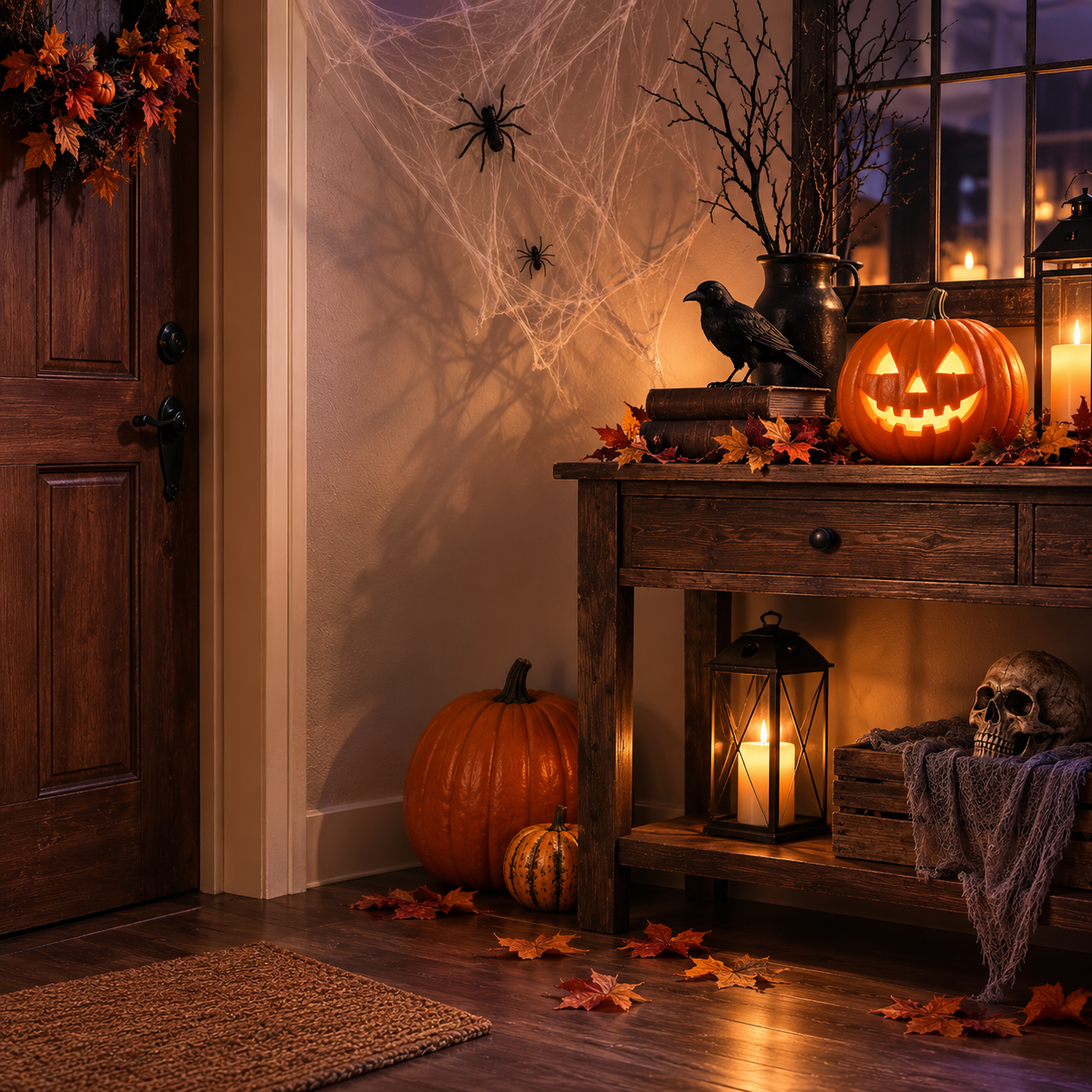 🧹 Animated Witch Broom Halloween Decor