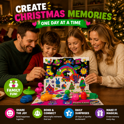 🔥 LAST DAY 50% OFF-🎄 24-Day Squishy Christmas Advent Calendar – 24 Surprise Sensory Toys For Kids