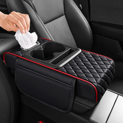 Car Center Console Armrest Organizer | 5-in-1 Storage Cover